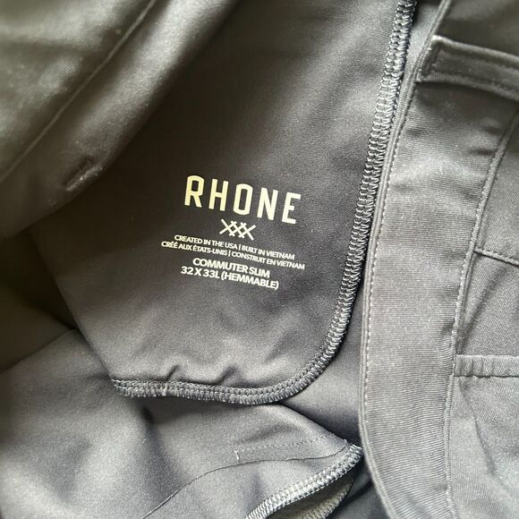 Rhone Men's Dark Navy Slim Commuter Pants, 32 W 33 L - Picture 7 of 7